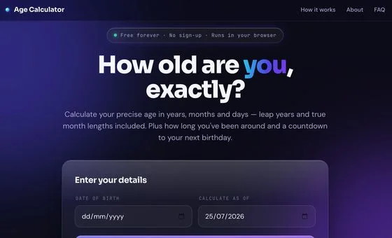 Age calculator