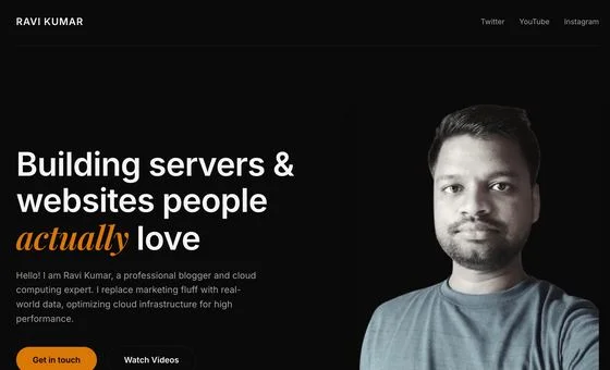 Ravi Kumar portfolio